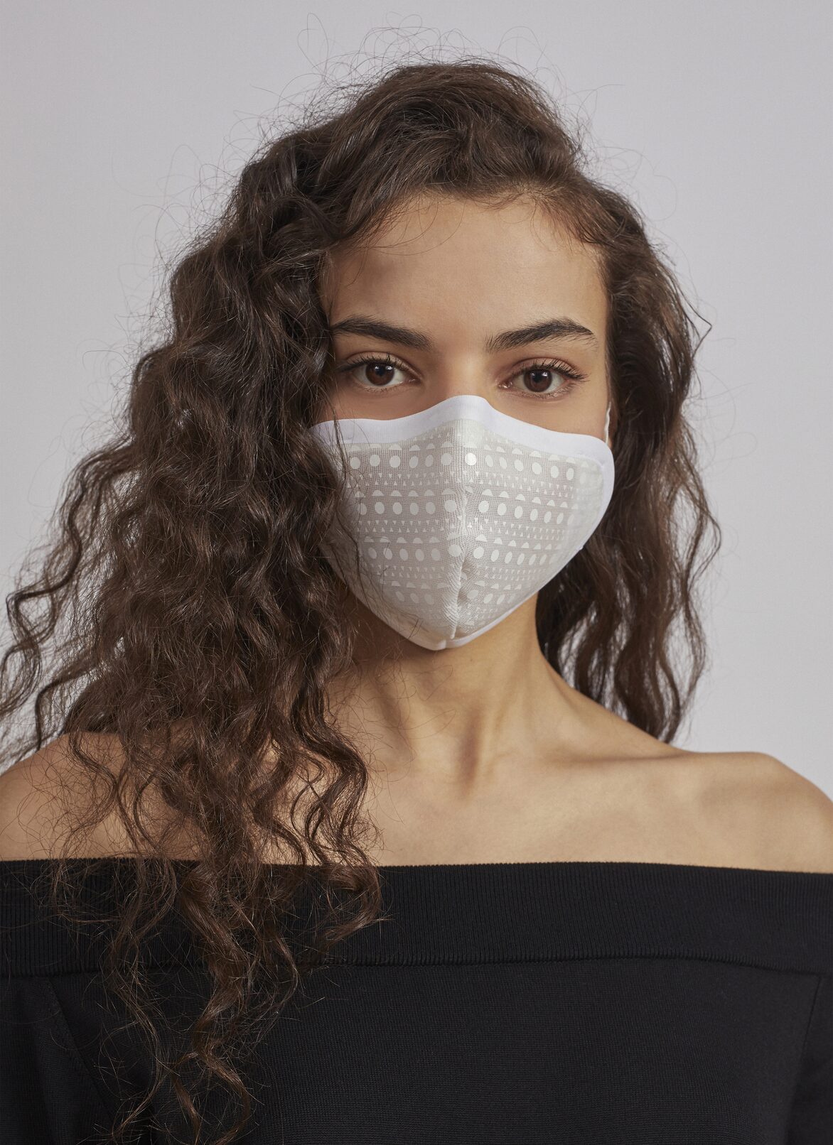 Facemask ALAÏA WHITE FACEMASK